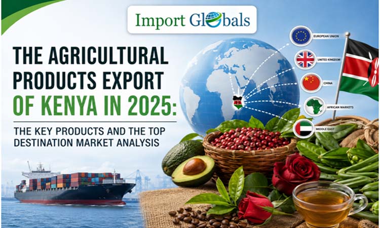 The Agricultural Products Export of Kenya in 2025: The Key Products and the Top Destination Market Analysis