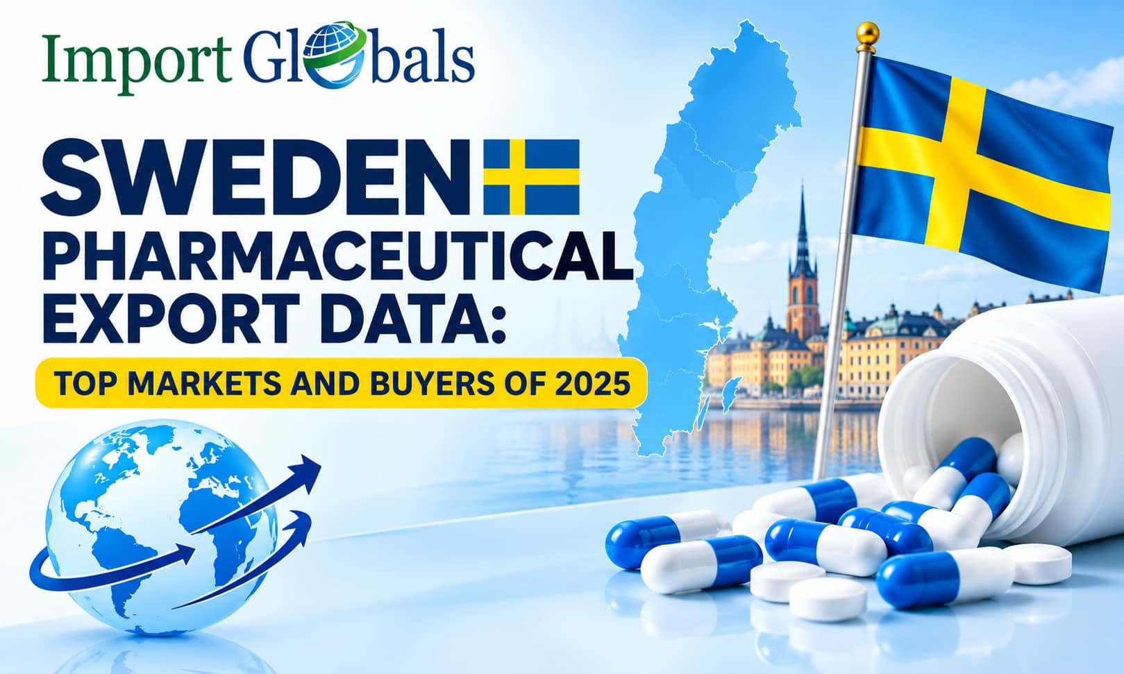 Sweden Pharmaceutical Export Data: Top Markets and Buyers of 2025