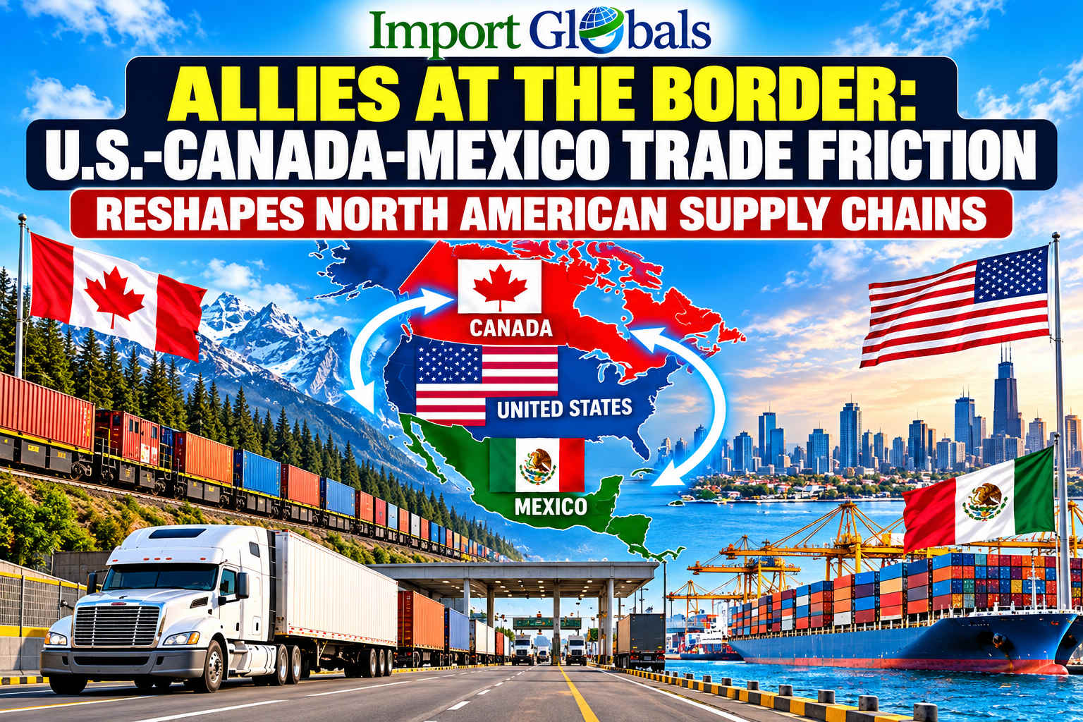 Allies at the Border: U.S.-Canada-Mexico Trade Friction Reshapes North American Supply Chains