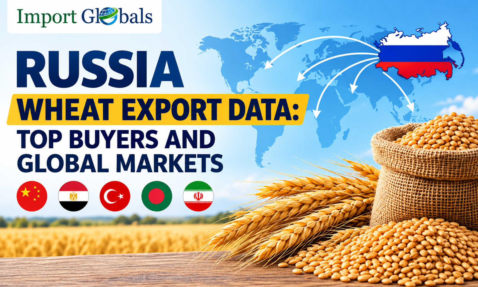 Russia Wheat Export Data: Top Buyers and Global Markets